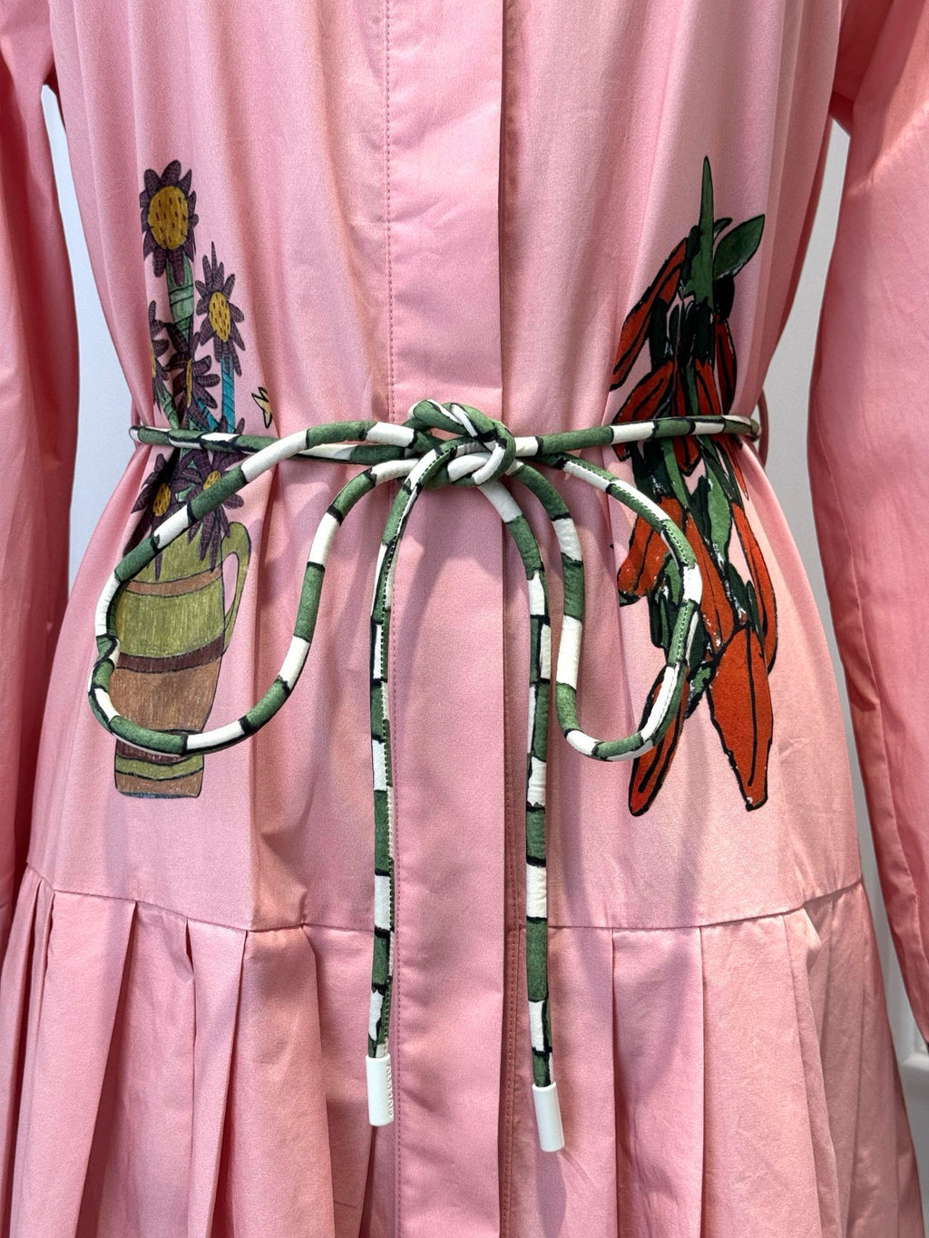 Australian Alemais New Elegant Casual Printed Shirt Long Dress