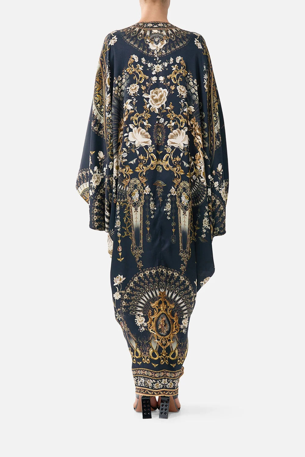 Australian Camilla Printed Rhinestone Long Dress
