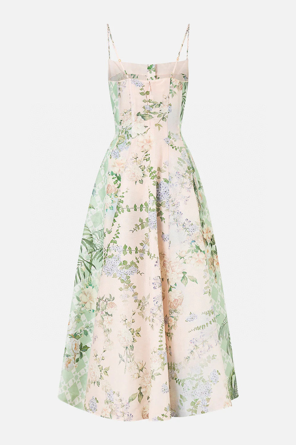 Australian Camilla Pink Printed Slip Dress, Vacation Style Maxi Dress