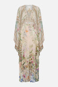 Australian Camilla Classic Long Sleeve Floral Dress, Vacation Style Fairy Summer Garden Maxi Dress