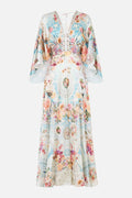 Camilla Australian Resort Style Floral Print Maxi Dress for Women – Perfect Vacation Outfit