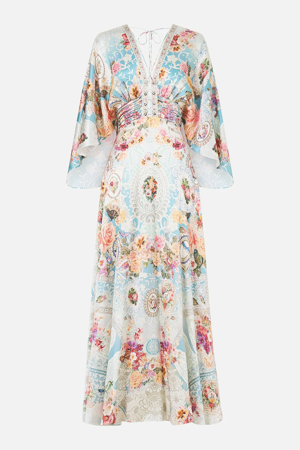 Camilla Australian Resort Style Floral Print Maxi Dress for Women – Perfect Vacation Outfit