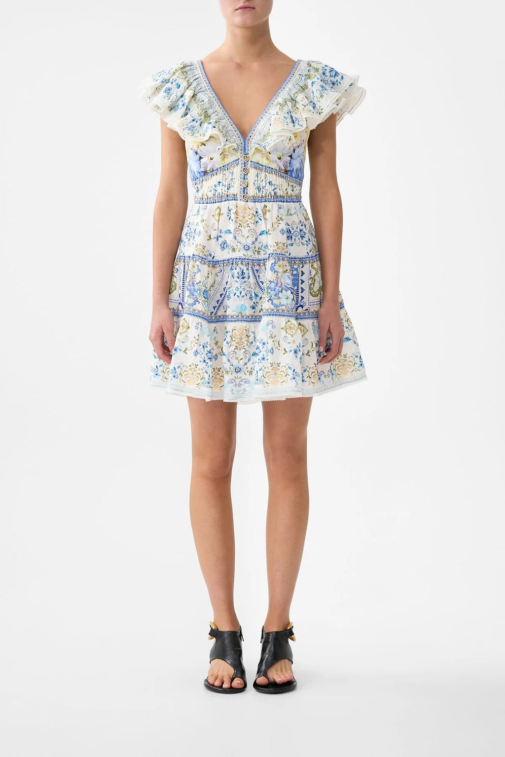 CAMILLA INSPIRED DRESS IN 100% LINEN
