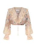 ZIMMERMANN INSPIRED CLOTH SET IN 55% LINEN 45% SILK