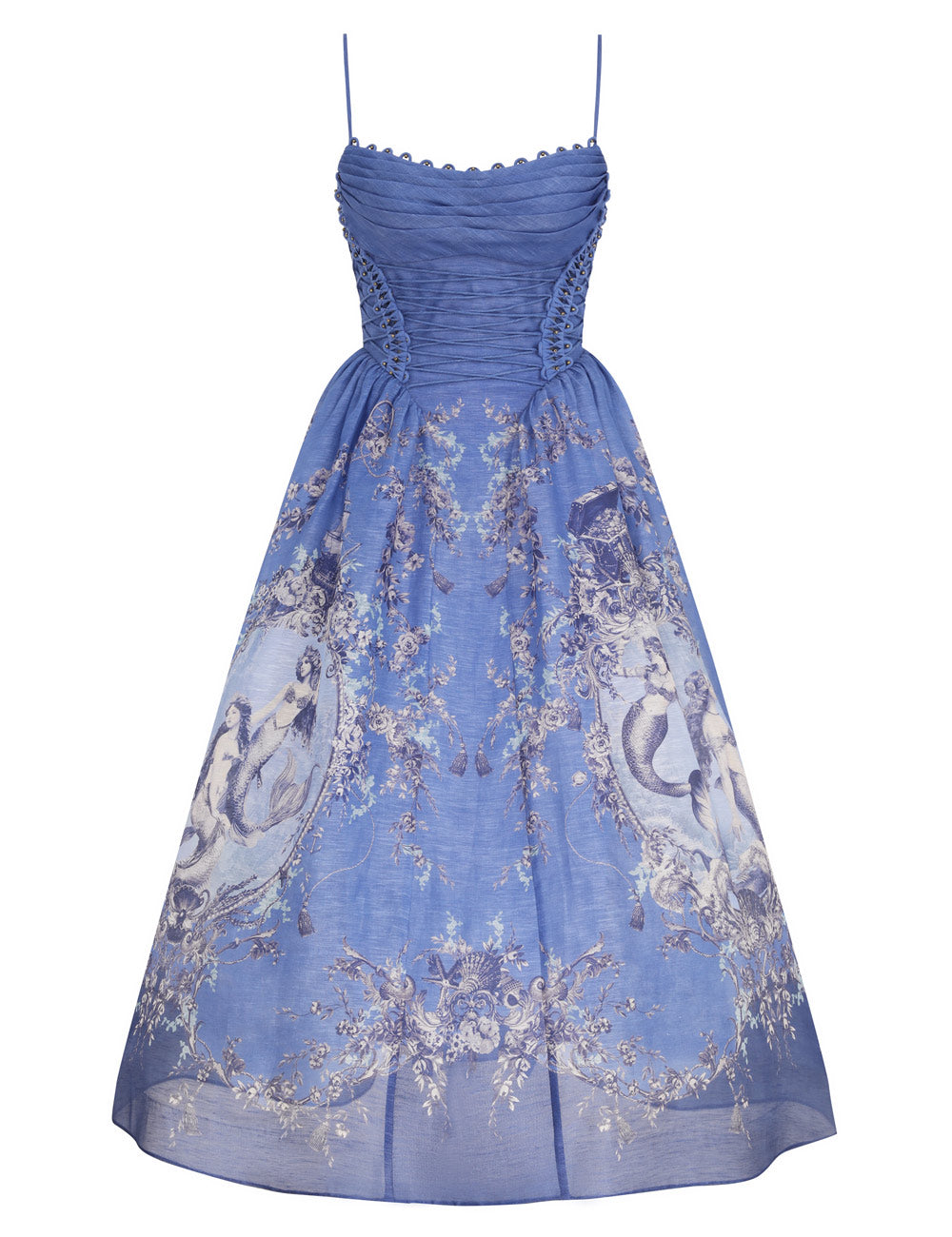 ZIMMERMANN INSPIRED DRESS IN 55% LINEN 45% SILK