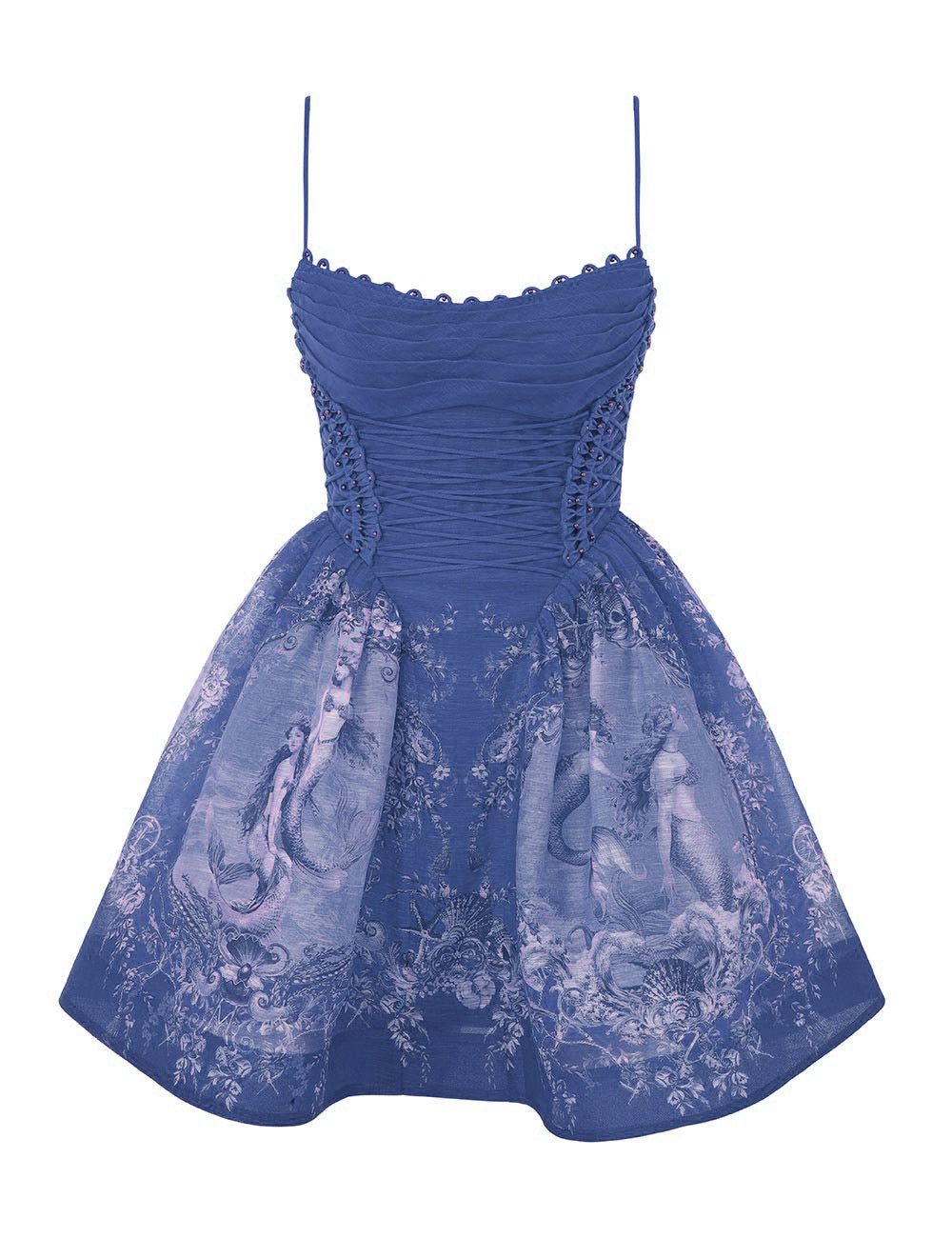ZIMMERMANN INSPIRED DRESS IN 55% LINEN 45% SILK