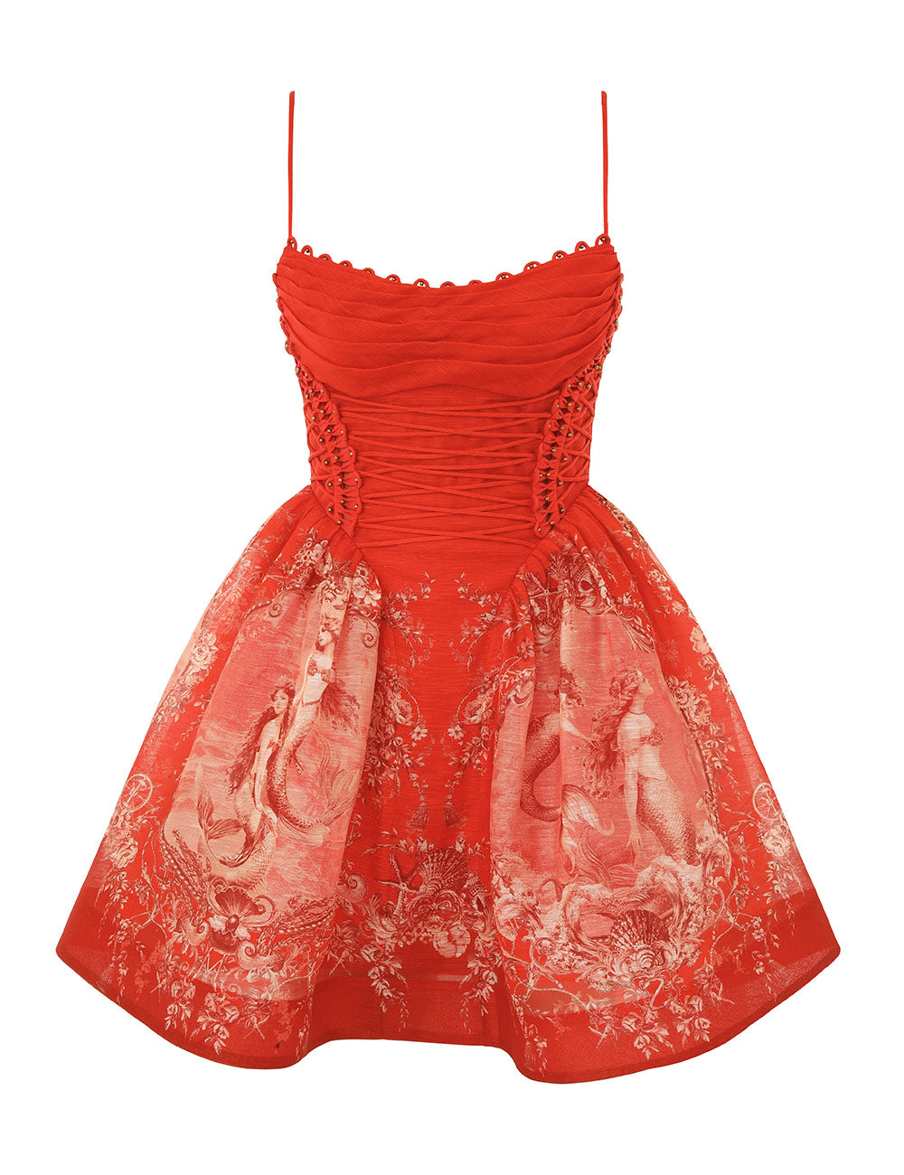 ZIMMERMANN INSPIRED DRESS IN 55% LINEN 45% SILK