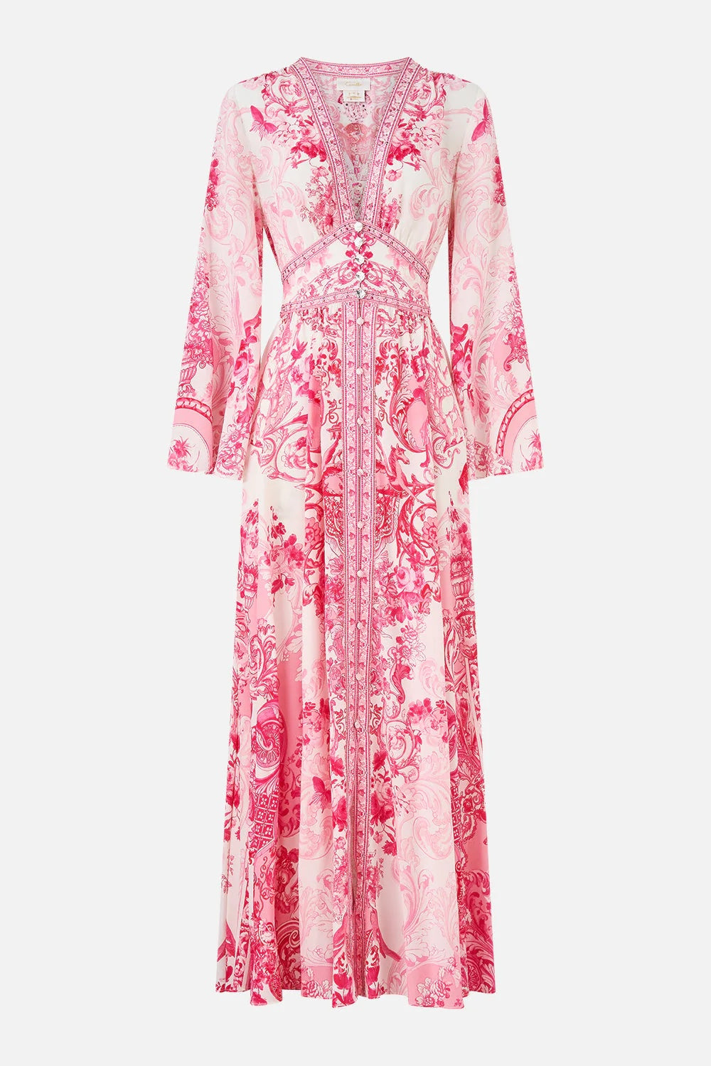 CAMILLA INSPIRED DRESS IN 100% SILK