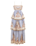 ZIMMERMANN INSPIRED DRESS IN 72% COTTON 25% SILK