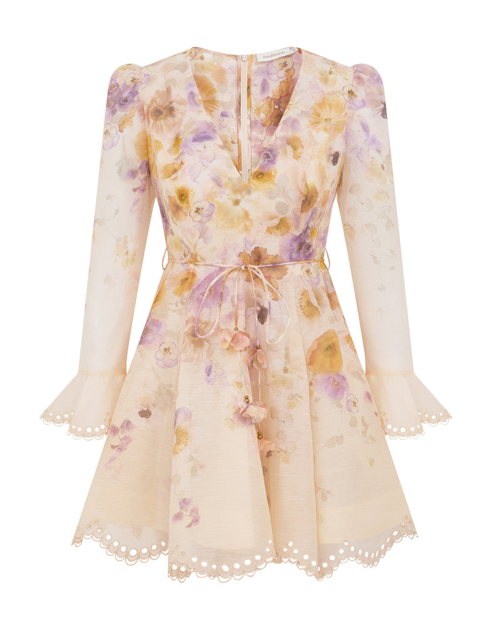 ZIMMERMANN INSPIRED DRESS IN 53% LINEN 47% SILK