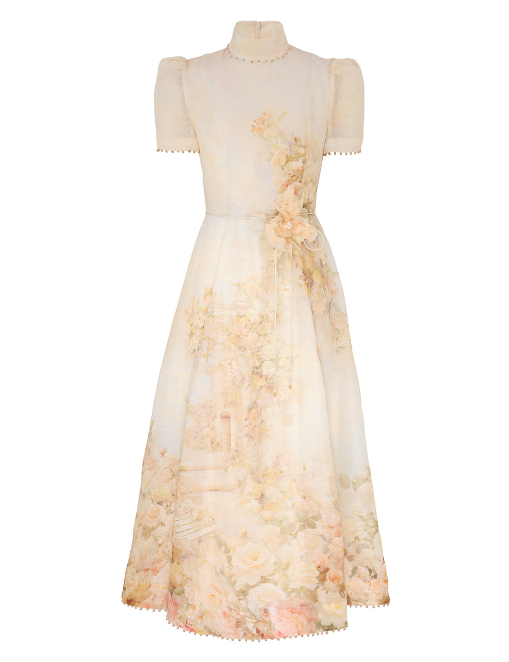 ZIMMERMANN INSPIRED DRESS IN 53% LINEN 47% SILK