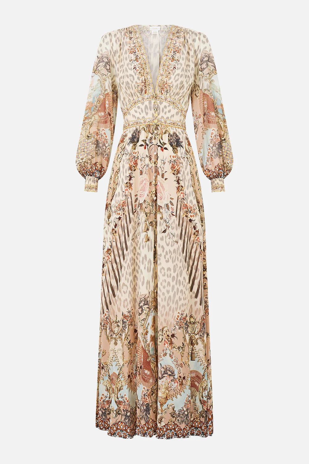 CAMILLA INSPIRED DRESS IN 100% SILK