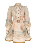 ZIMMERMANN INSPIRED DRESS IN 55% LINEN 45% SILK