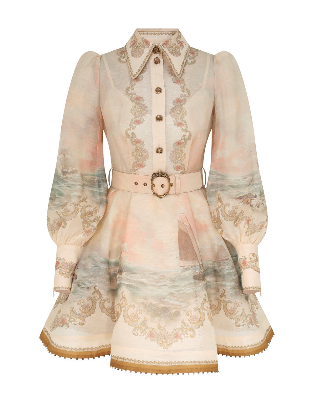 ZIMMERMANN INSPIRED DRESS IN 55% LINEN 45% SILK