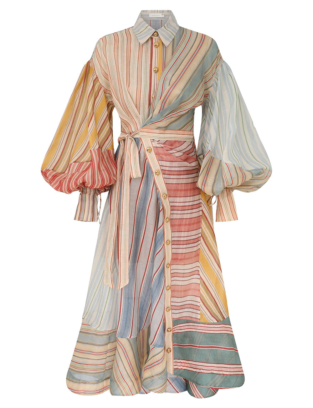 ZIMMERMANN INSPIRED DRESS IN 55% LINEN 45% SILK