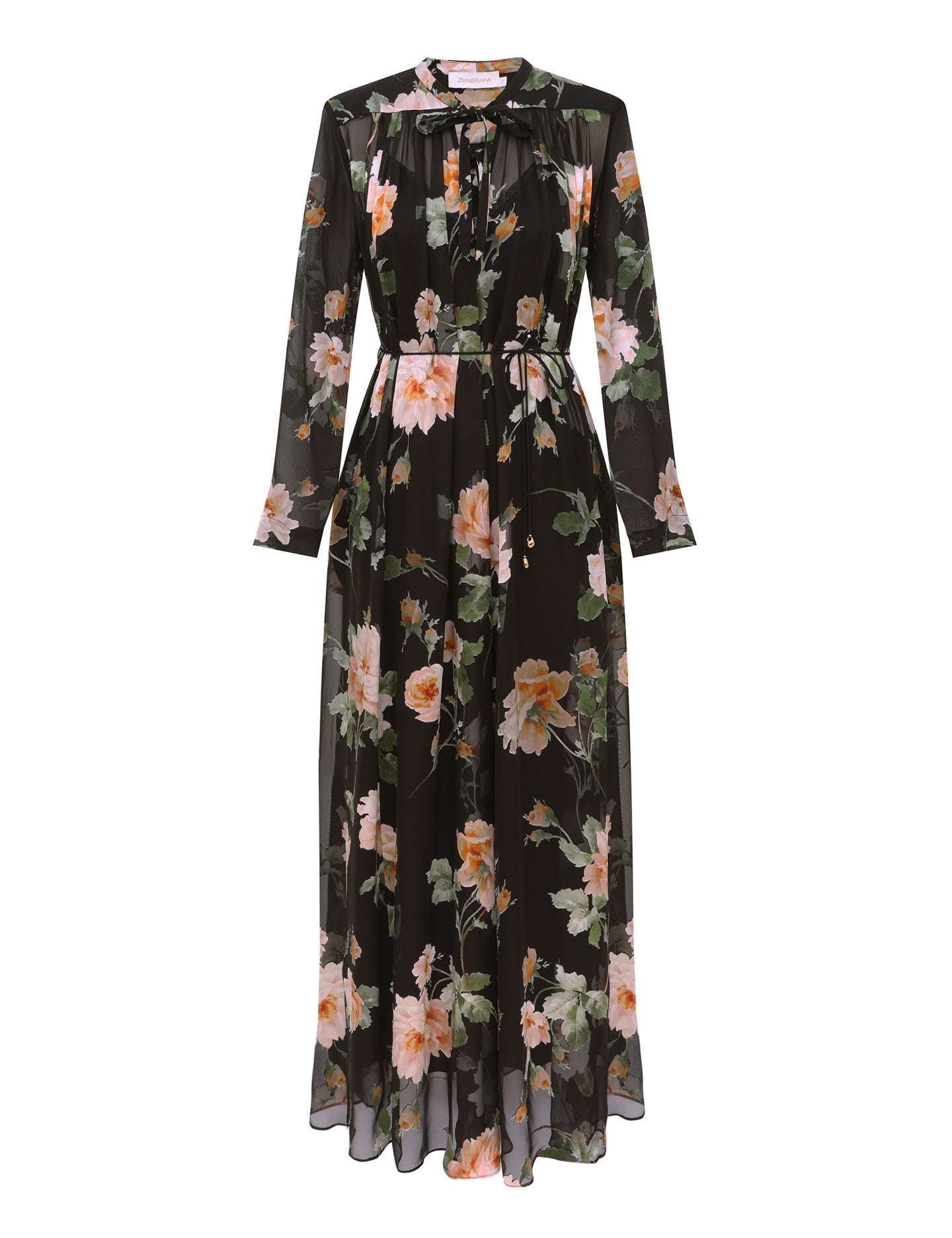 ZIMMERMANN INSPIRED DRESS IN 76% VISCOSE 24% SILK