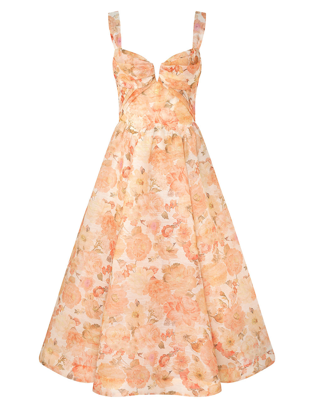 ZIMMERMANN INSPIRED DRESS IN 55% LINEN 45% SILK