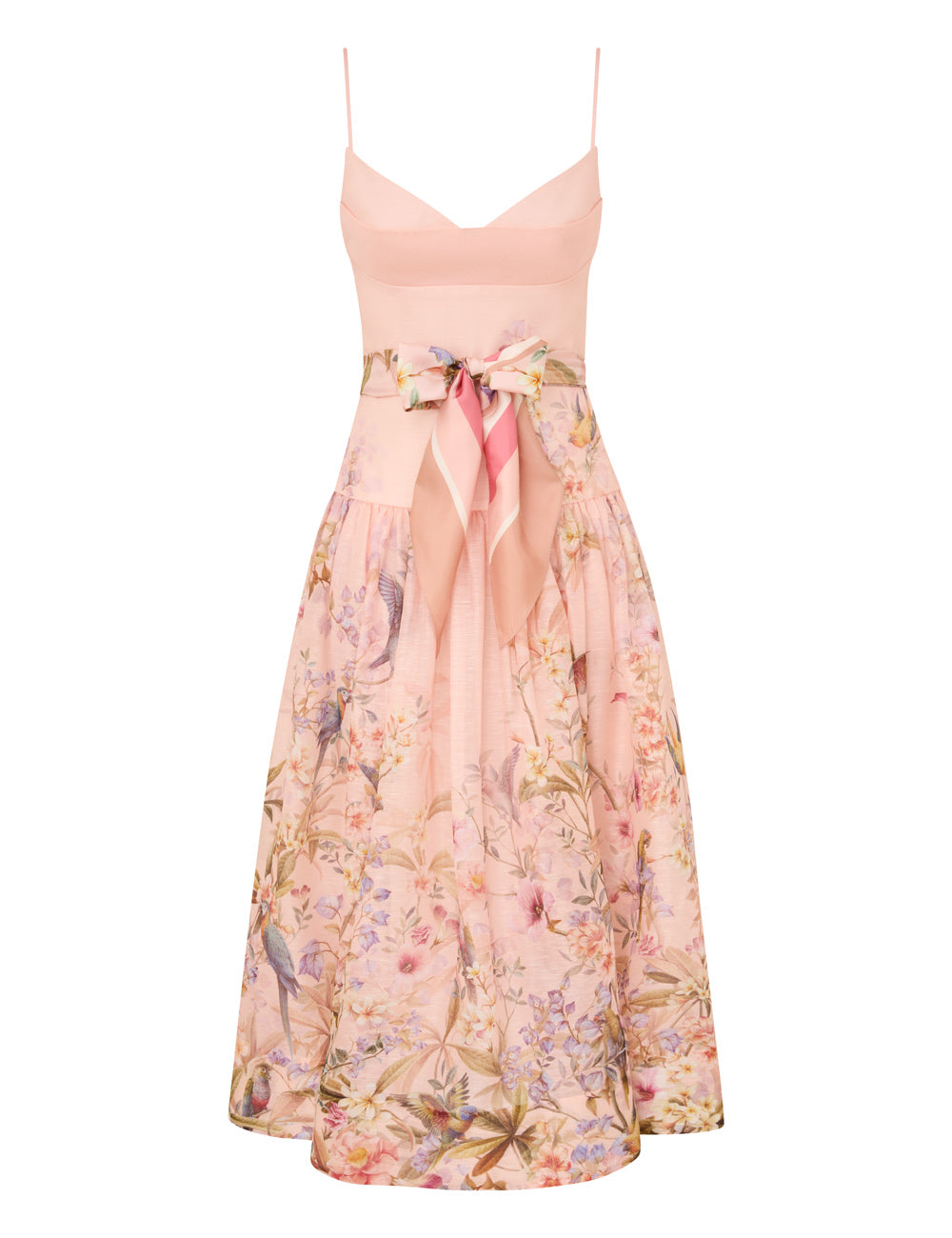 ZIMMERMANN INSPIRED DRESS IN 55% LINEN 45% SILK