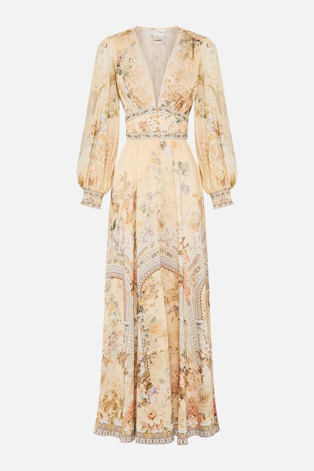 CAMILLA INSPIRED DRESS IN 82% LINEN 18% SILK