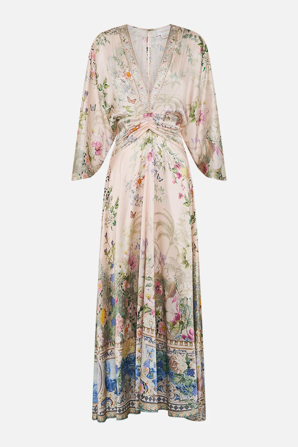 CAMILLA INSPIRED DRESS IN 100% SILK