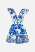 CAMILLA INSPIRED DRESS IN 100% COTTON