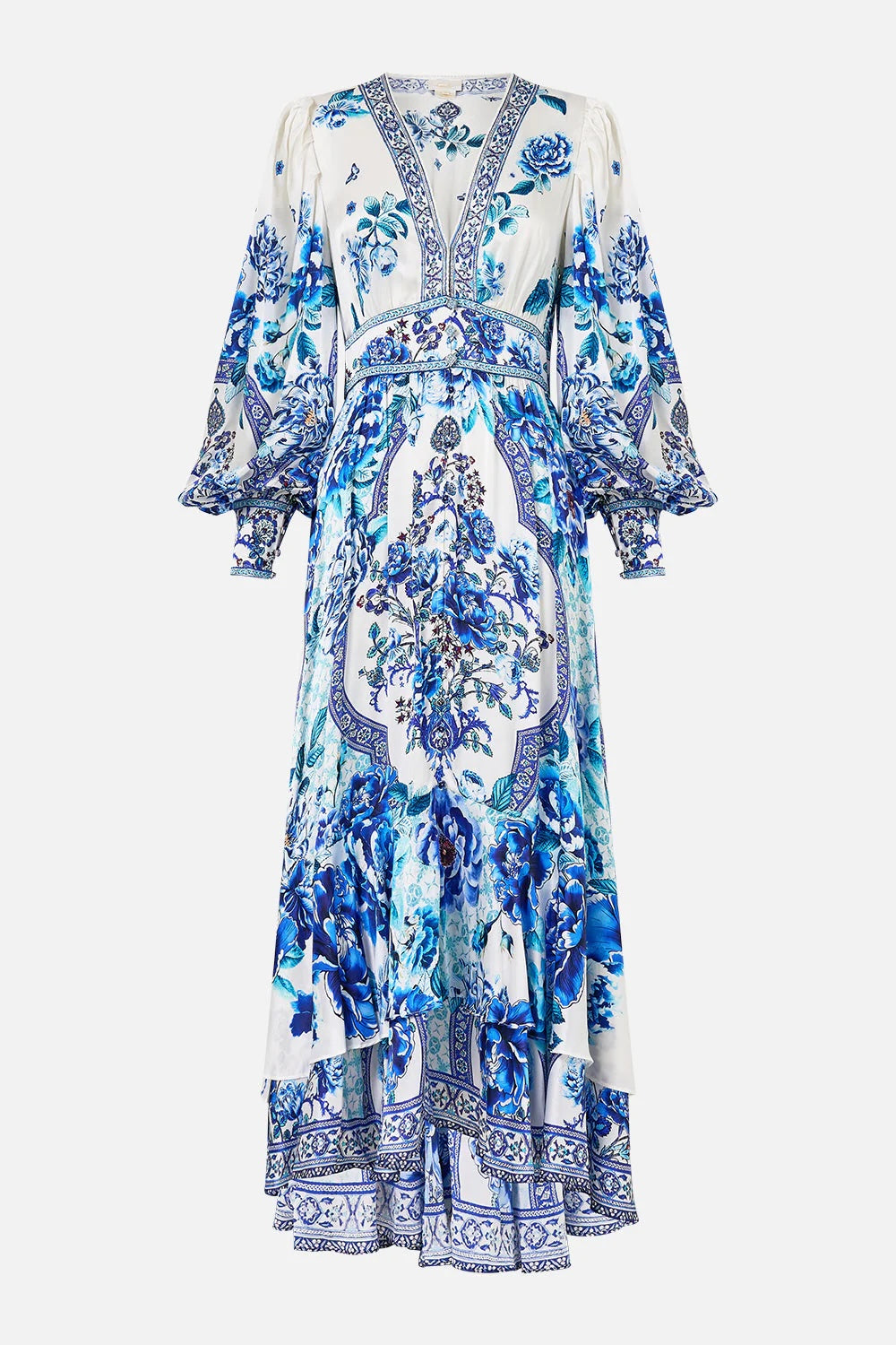 CAMILLA INSPIRED DRESS IN 100% SILK