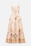 CAMILLA INSPIRED DRESS IN 82% LINEN 18% SILK