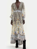 CAMILLA INSPIRED DRESS IN 100% SILK