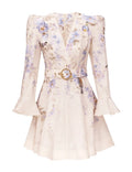 ZIMMERMANN INSPIRED DRESS IN 55% LINEN 45% SILK