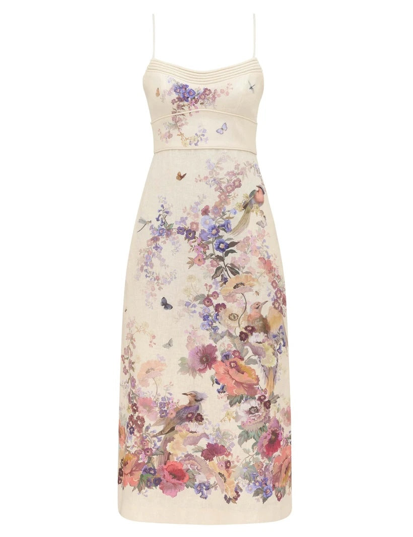 ZIMMERMANN INSPIRED DRESS IN 100% LINEN