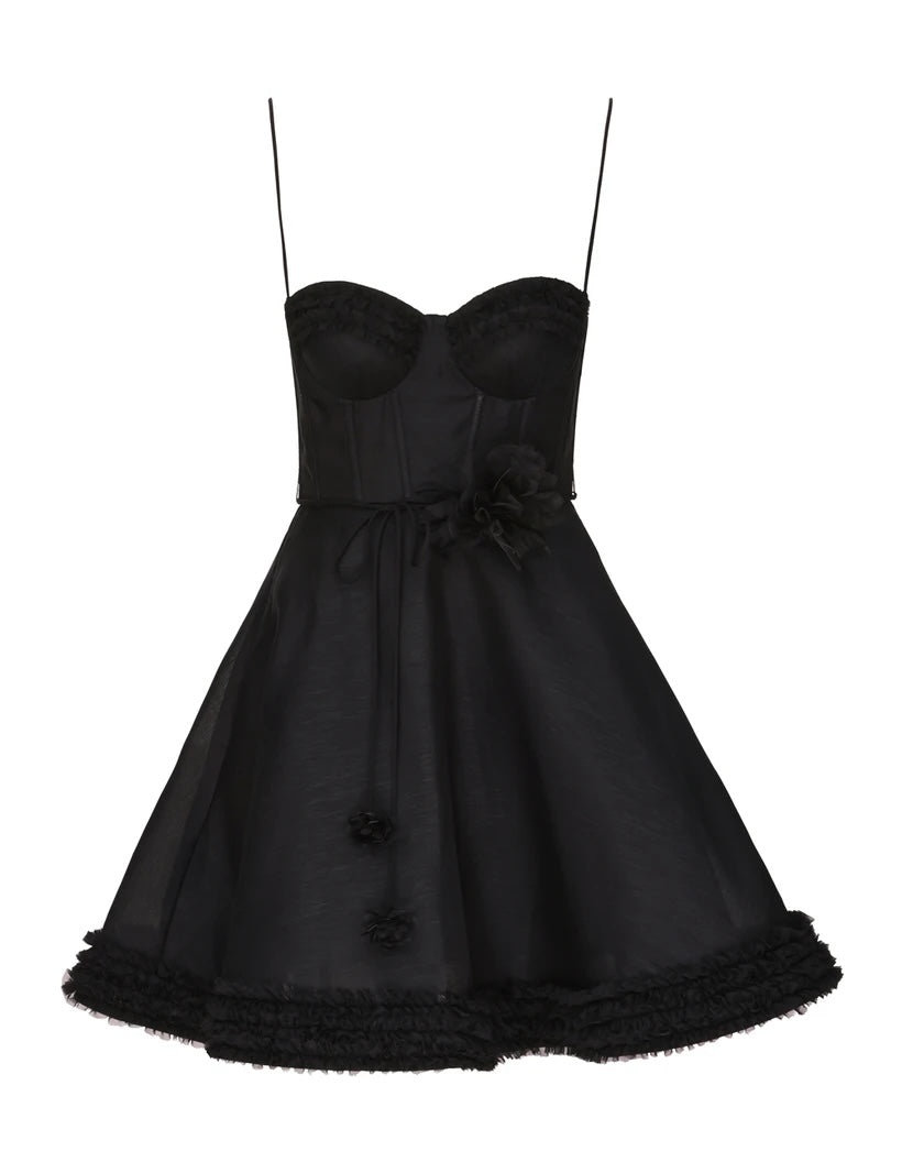 ZIMMERMANN INSPIRED DRESS IN 55% LINEN 45% SILK