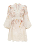 ZIMMERMANN INSPIRED DRESS IN 55% LINEN 45% SILK
