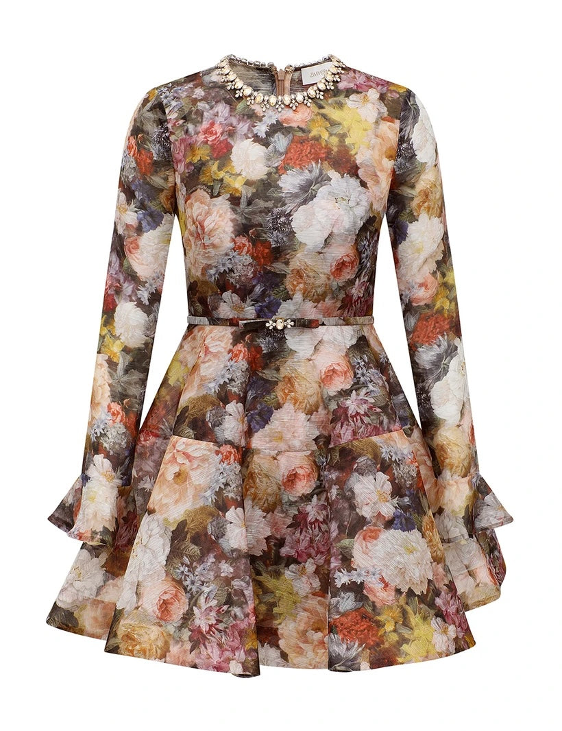 ZIMMERMANN INSPIRED DRESS IN 55% LINEN 45% SILK