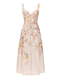 ZIMMERMANN INSPIRED DRESS IN 100% LINEN