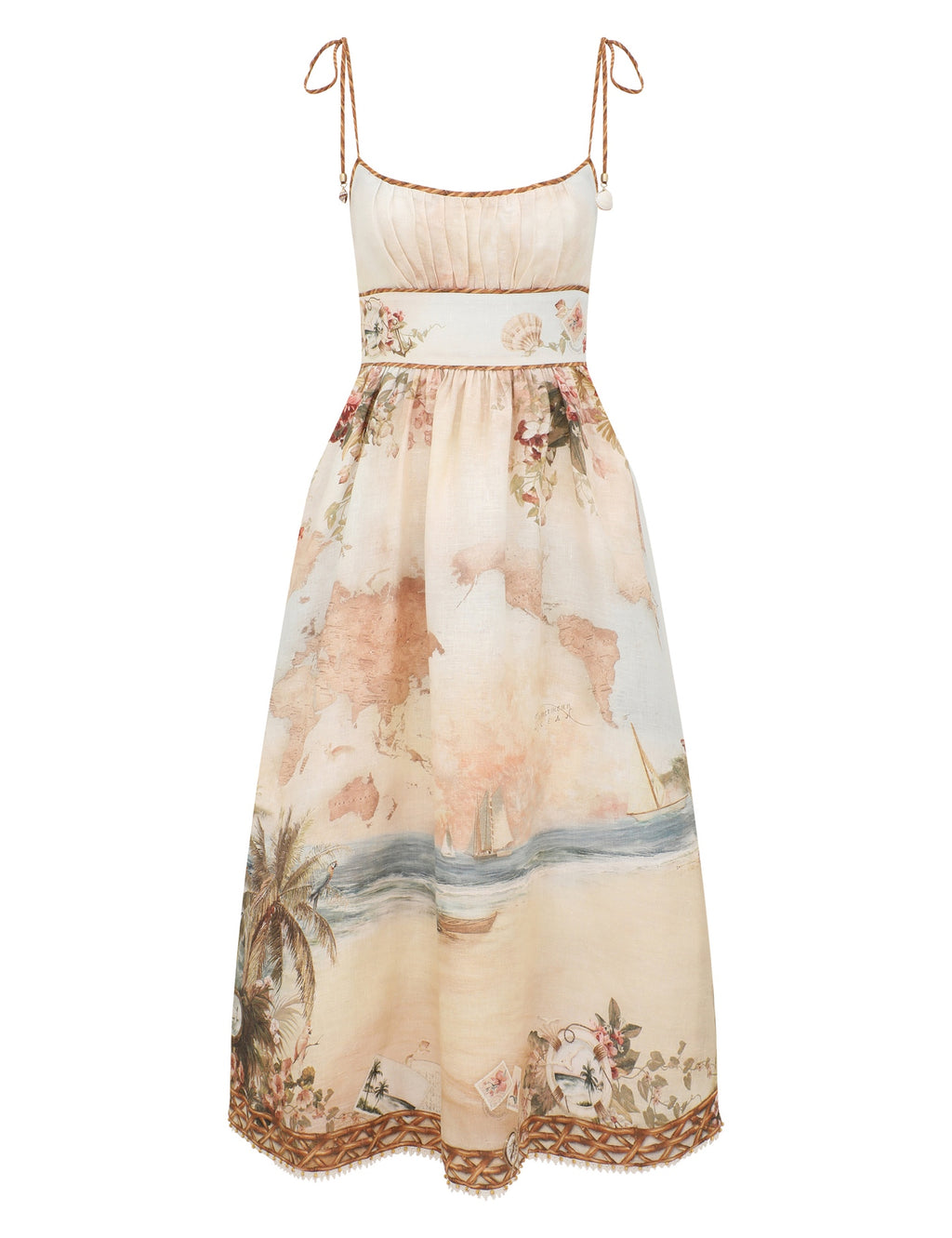 ZIMMERMANN INSPIRED DRESS IN 100% LINEN