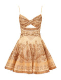 ZIMMERMANN INSPIRED DRESS IN 55% LINEN 45% SILK