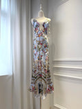 CAMILLA INSPIRED DRESS IN 100% SILK