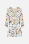 CAMILLA INSPIRED DRESS IN 55% LINEN 45% SILK