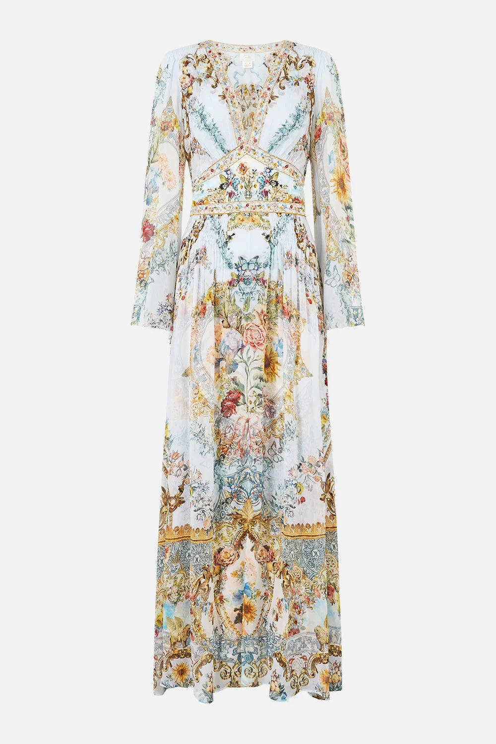 CAMILLA INSPIRED DRESS IN 100% SILK