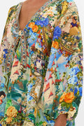 CAMILLA INSPIRED DRESS IN 100% SILK
