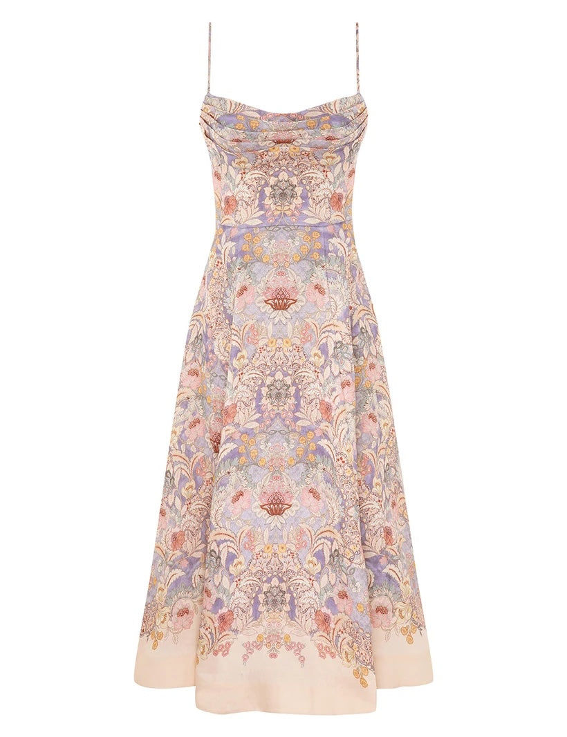 ZIMMERMANN INSPIRED DRESS IN 100% LINEN