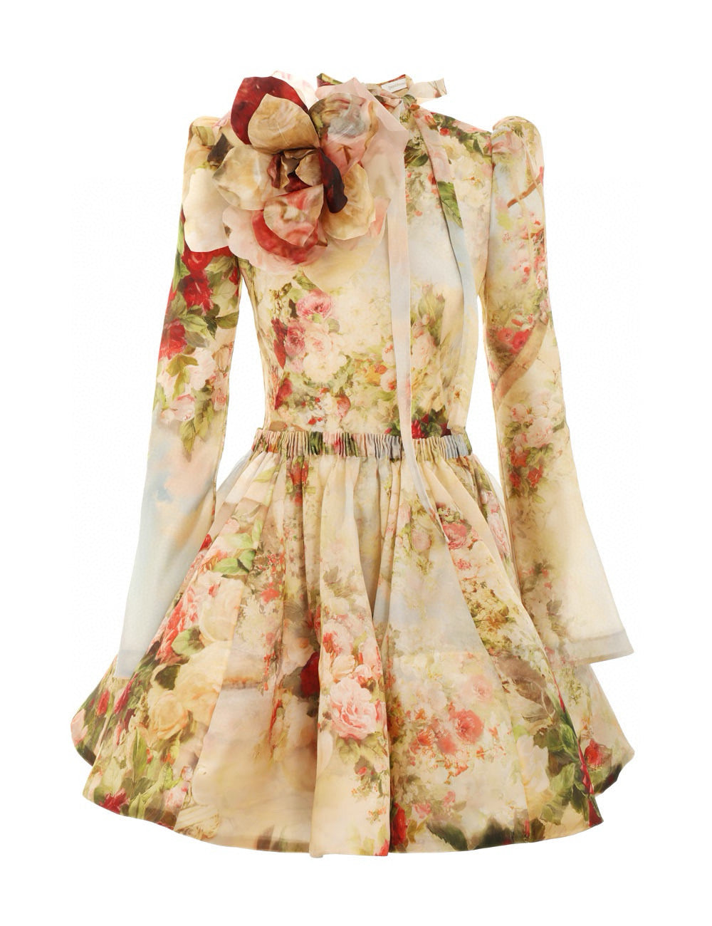 ZIMMERMANN INSPIRED DRESS IN 55% LINEN 45% SILK