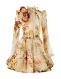 ZIMMERMANN INSPIRED DRESS IN 55% LINEN 45% SILK
