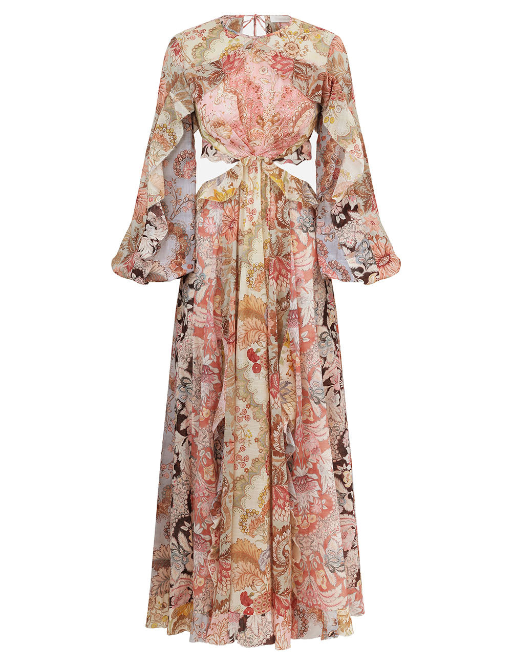 ZIMMERMANN INSPIRED DRESS IN 55% LINEN 45% SILK