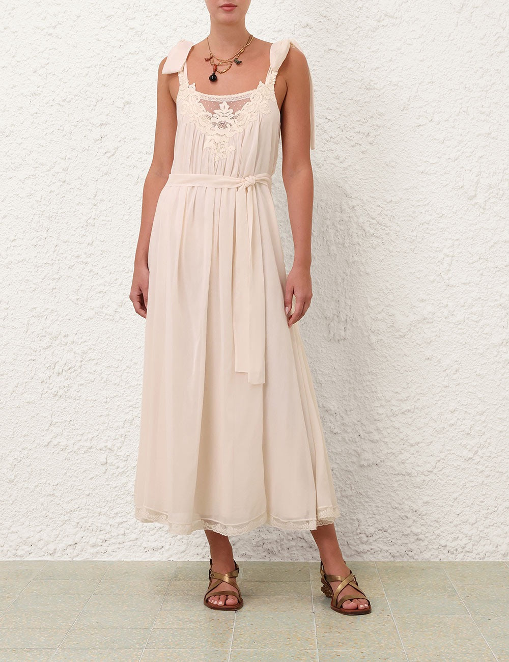 ZIMMERMANN INSPIRED DRESS IN 77% COTTON 23% SILK