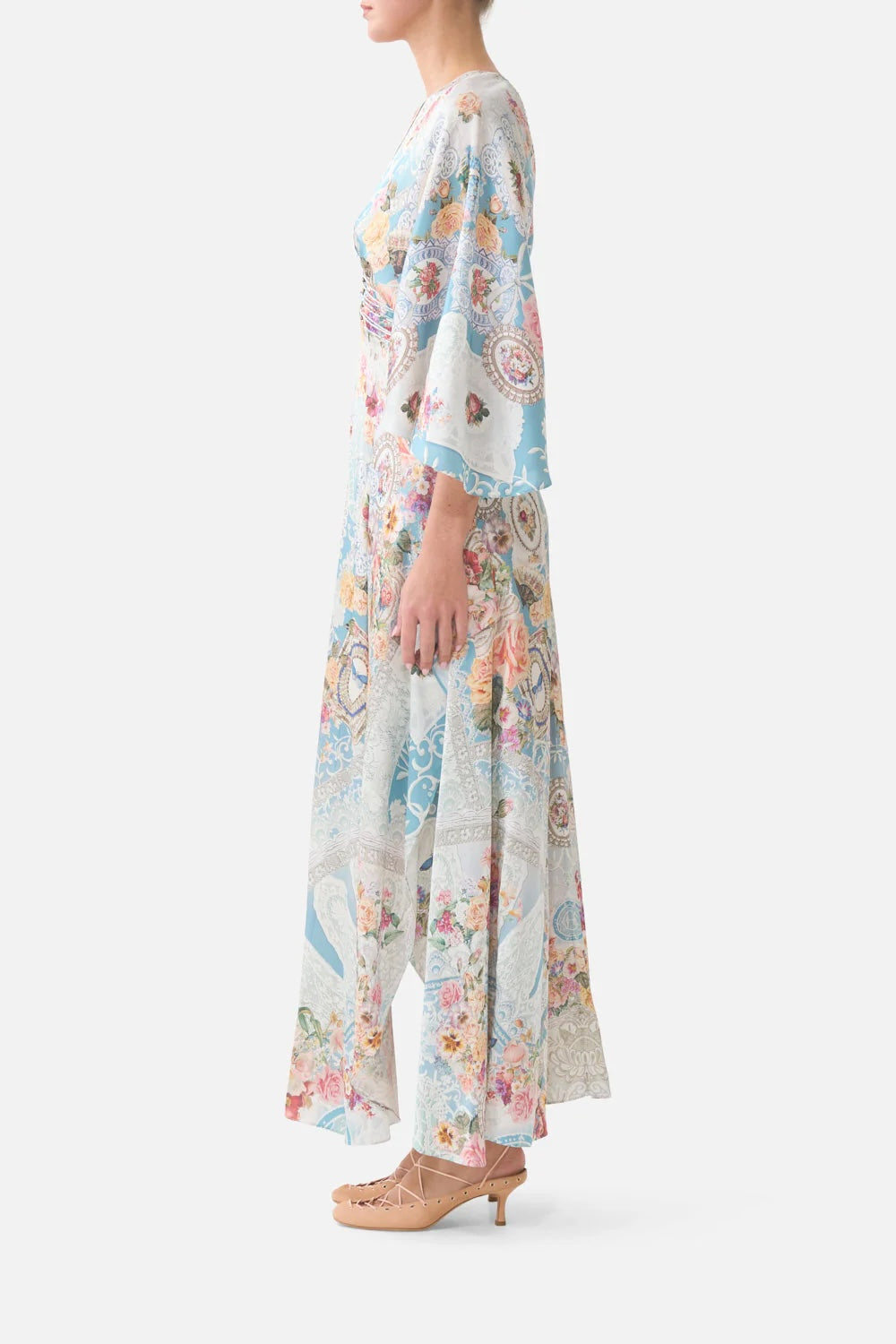 Camilla Australian Resort Style Floral Print Maxi Dress for Women – Perfect Vacation Outfit
