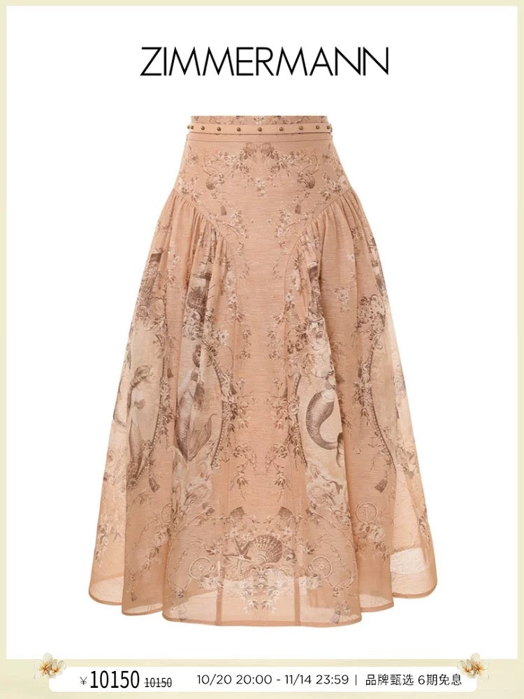 ZIMMERMANN INSPIRED CLOTH SET IN 55% LINEN 45% SILK