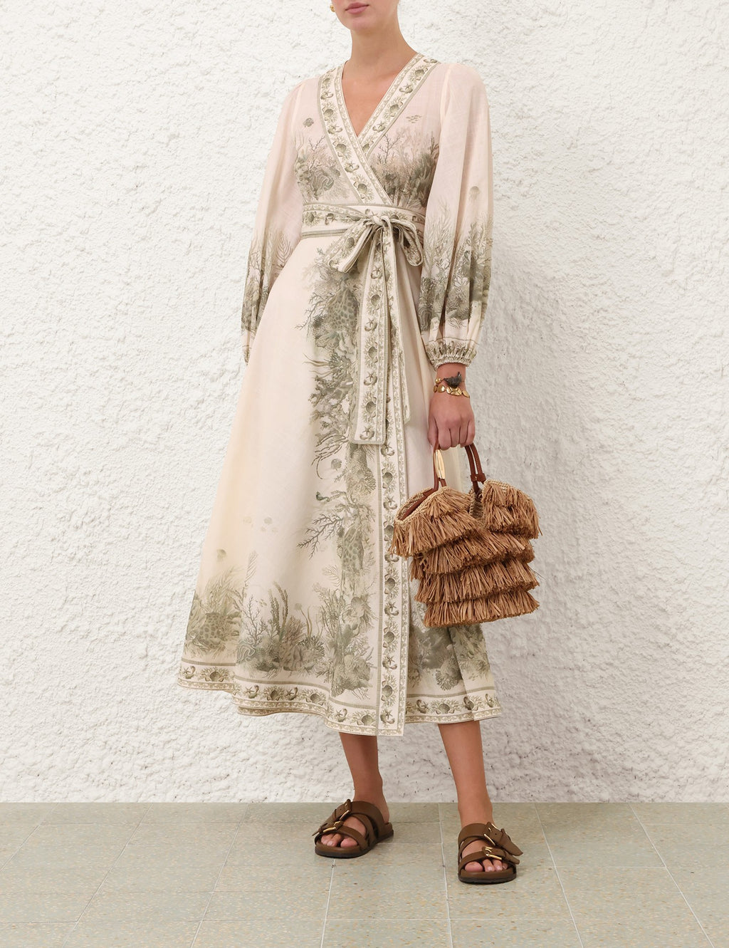 ZIMMERMANN INSPIRED DRESS IN 100% COTTON