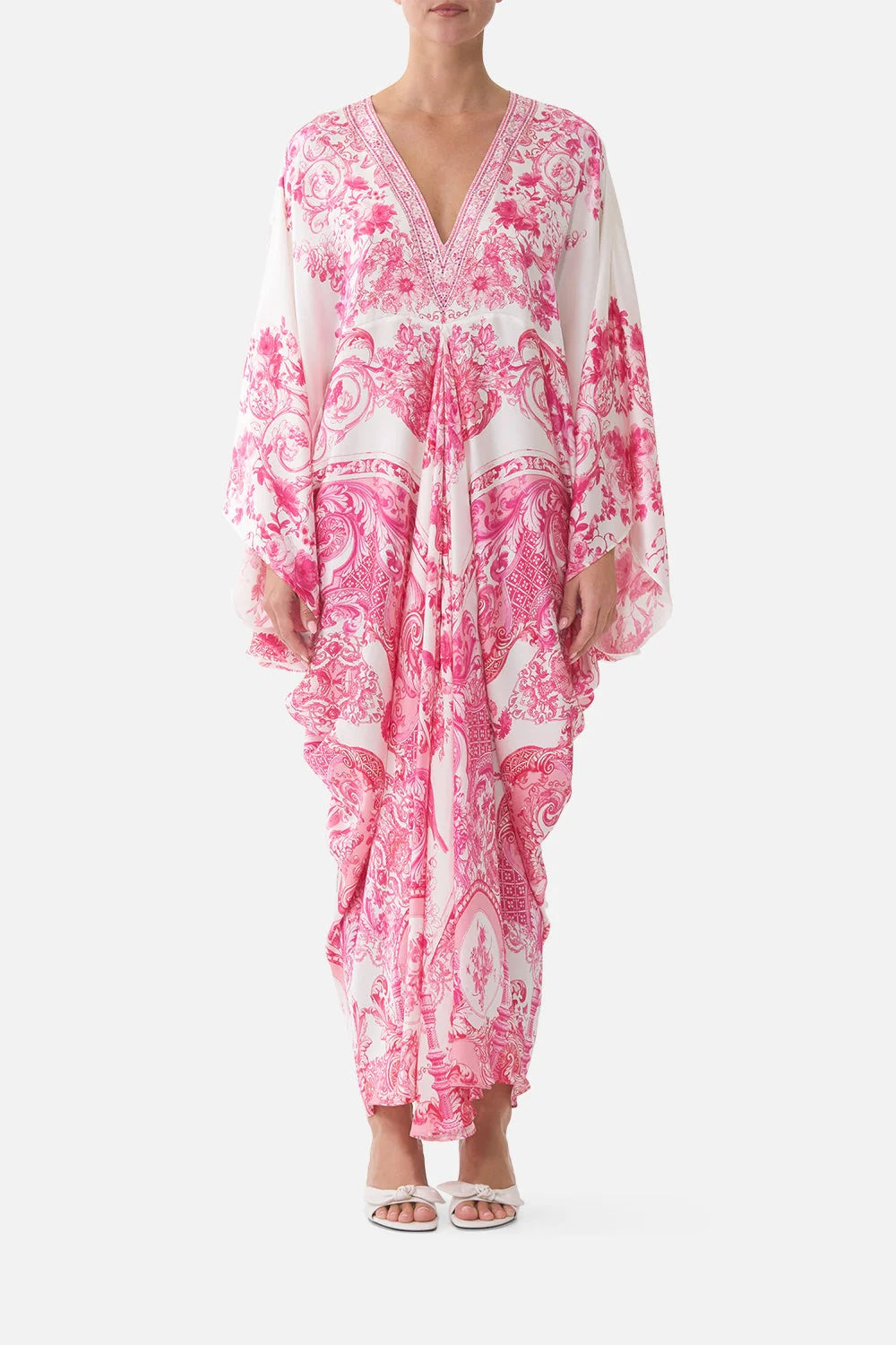 CAMILLA INSPIRED DRESS IN 100% SILK