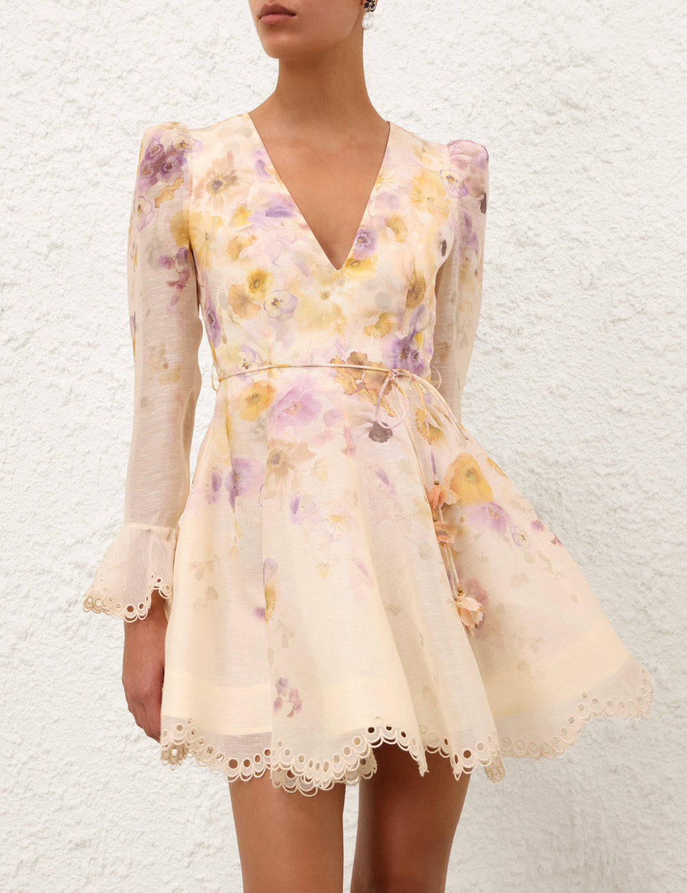 ZIMMERMANN INSPIRED DRESS IN 53% LINEN 47% SILK